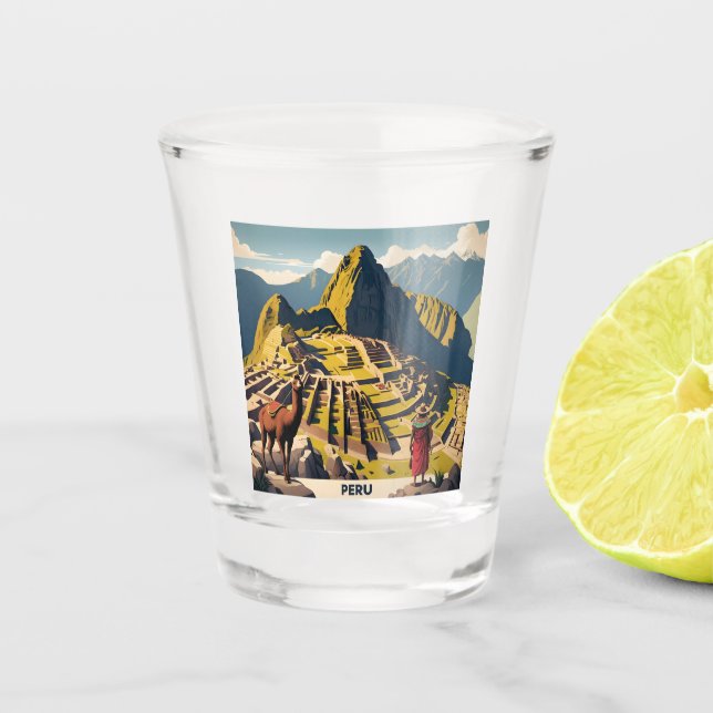Copo De Shot Peru Machu Picchu (Frente)
