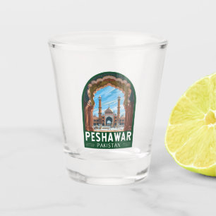 Copo De Shot Peshawar Pakistan Viagem Art Vintage