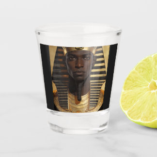 Copo De Shot Pharaoh Energy — Ancient African King Modern Art
