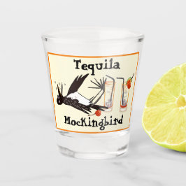 Copo De Shot Piada literária Tequila Mockingbird