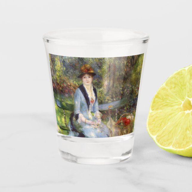 Copo De Shot Pierre-Auguste Renoir - Dans les Rosa (Frente)