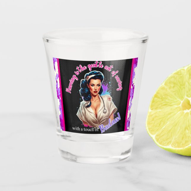 Copo De Shot Pinup_ Nurse Badass (Frente)