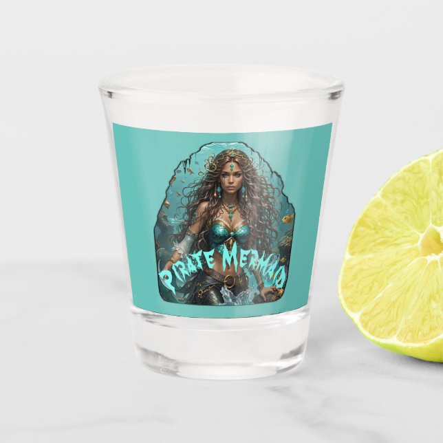 Copo De Shot Pirata - Sereia Lady Thunder_Cove (Frente)
