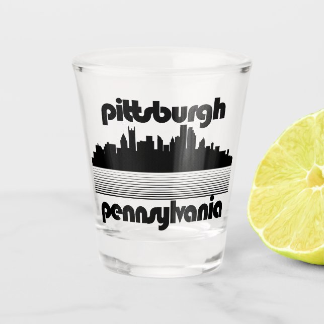 Copo De Shot Pittsburgh Pensilvânia (Frente)