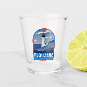 Copo De Shot Plouzane France Viagem Vintage Art