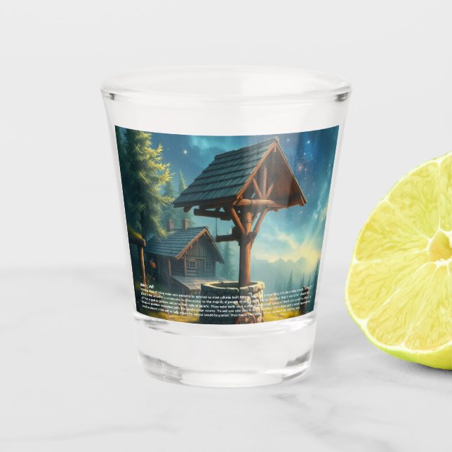 Copo De Shot Poço dos Desejos (Frente)