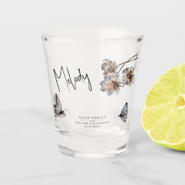 Copo De Shot Poppies Terracotta de Linha Mínima