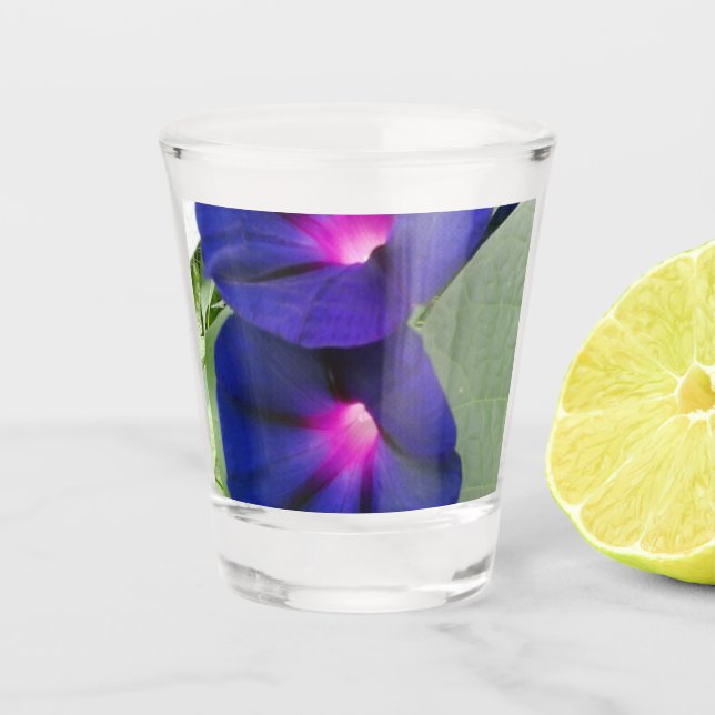Copo De Shot Prato de Jantar Floral (Frente)