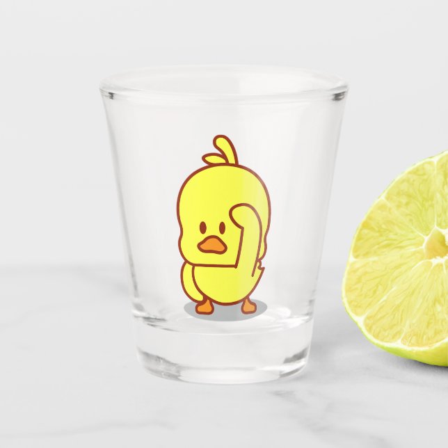 Copo De Shot Presente de Amante de os animais de Borracha de Pa (Frente)