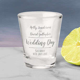Copo De Shot Presente de Dia de Casamento para Convidados