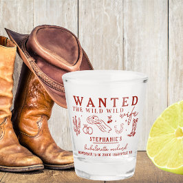 Copo De Shot Presente de Favor de Despedida de Solteira Vermelh