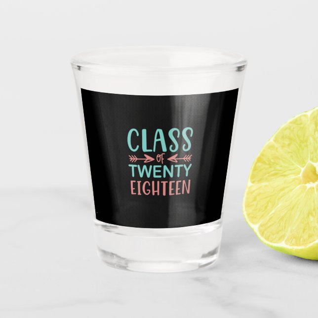 Copo De Shot Presente de Graduação | Classe 28 (Frente)