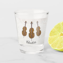 Copo De Shot Presente de violoncelo personalizado