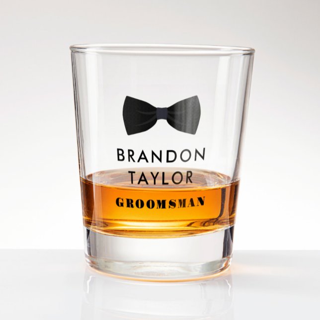 Copo De Shot Presente para Padrinho de Noivo com Gravata Borbol (Criador carregado)