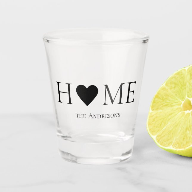 Copo De Shot Presente Personalizado da Família Doméstica Mínima (Frente)