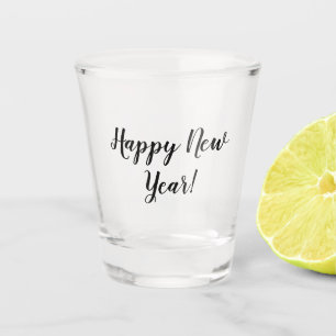 Copo De Shot Presente Reutilizável 'Feliz Ano Novo' Clássico Fe
