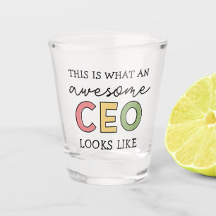 Copo De Shot Presentes engraçados para CEO Presentes de Chefe