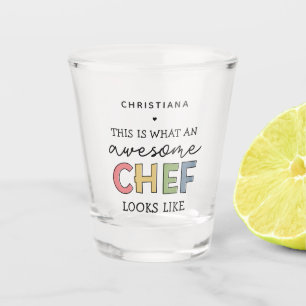 Copo De Shot Presentes personalizados incríveis de chef Melho
