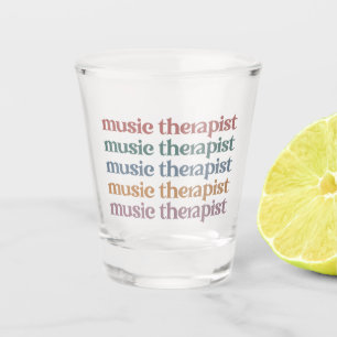 Copo De Shot Presentes Retro Terapia de Música para Terapeutas