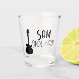 Copo De Shot Presentes Vintage Personalizados para guitarrista,
