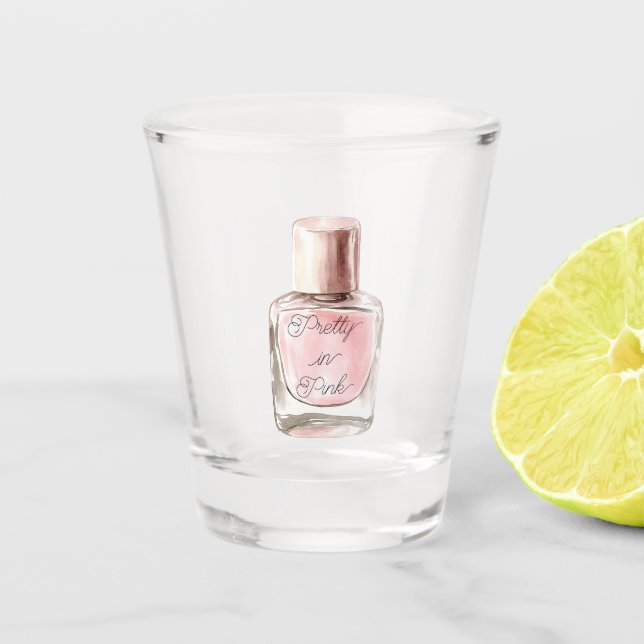 Copo De Shot Pretty in Pink Nail Polish (Frente)