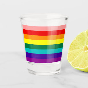 Copo De Shot Primeiro Sinalizador do Orgulho Arco-Íris