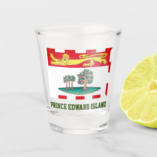 Copo De Shot Prince Edward Island Flag