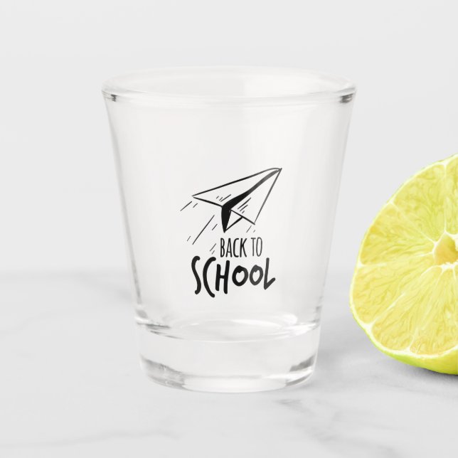 Copo De Shot Professor De Volta À Escola (Frente)