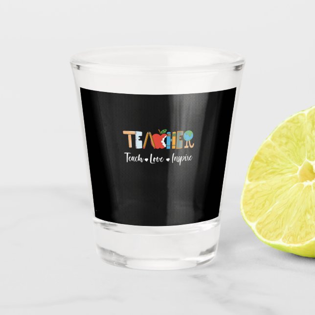 Copo De Shot Professora Dotada Adorável Professora (Frente)