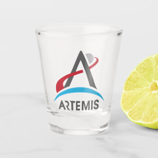 Copo De Shot Programa NASA Artemis Logotipo Mars 2024 Astronaut