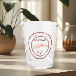 Copo De Shot Promoted to Grandma Est. 20XX Shot Glass