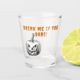 Copo De Shot Pumpkin De Halloween Louco Beba-Me Se Atrever