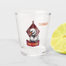 Copo De Shot Punk Swan: O rebelde preso.