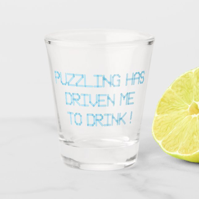 COPO DE SHOT PUZZLING ME CONDUZIU A BEBER (Frente)