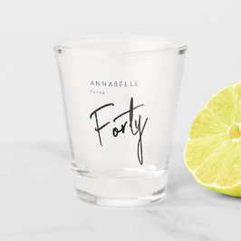 Copo De Shot Quarenta e quarenta anos modernos