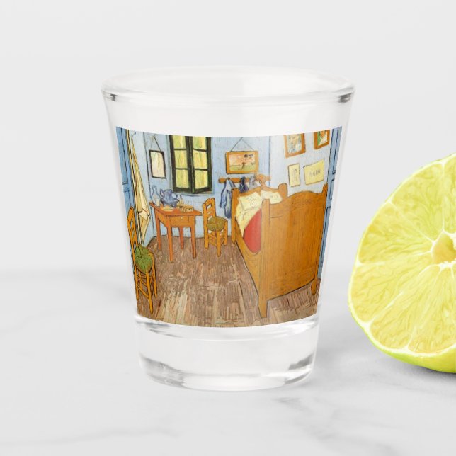 Copo De Shot Quarto de Van Gogh (Frente)