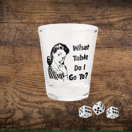 Copo De Shot Que Mesa Irei Para A Mulher Da Retro Bunco Engraça