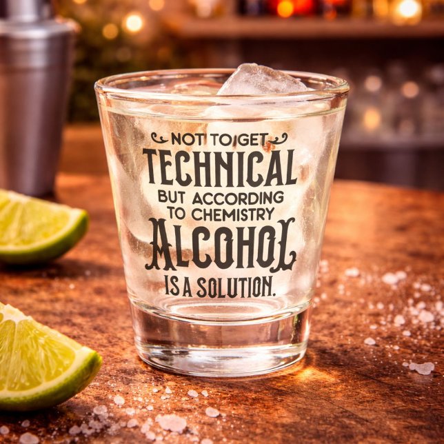 Copo De Shot Química Divertida Álcool Humor (Criador carregado)