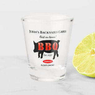 Copo De Shot Quintal De Casa Grelha Cerveja Sapateira Vidro