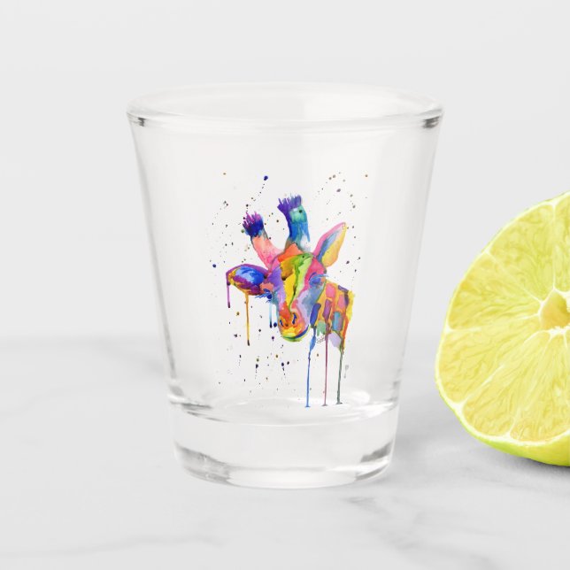 Copo De Shot Rainbow Giraffe Shot glass (Frente)
