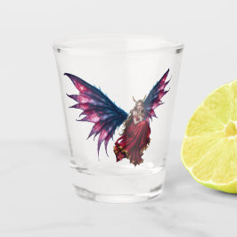 Copo De Shot Rainha das Fadas da Fantasia Sombria com Asas de B