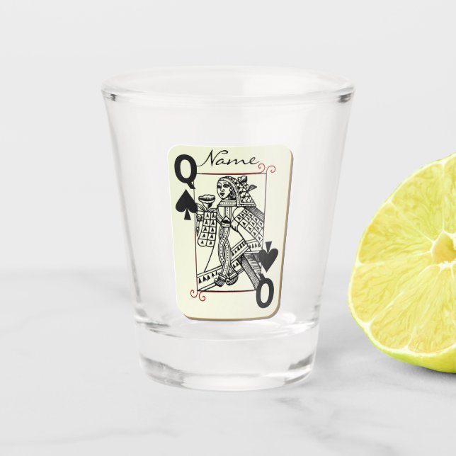 Copo De Shot Rainha de Espadas Thunder_Cove (Frente)