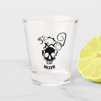 Copo De Shot Rato raivoso num crânio de Mau