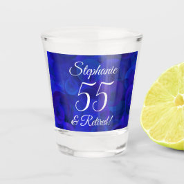 Copo De Shot Real Blue 55 e aposentadoria