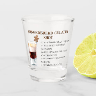 Copo De Shot Receita de Bebida de Natal Festa de Fim de Ano Bis