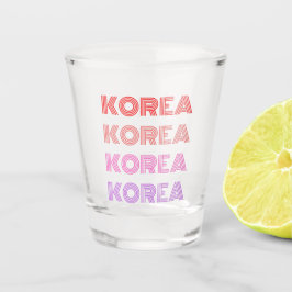 Copo De Shot Red to Pink Korea Soju