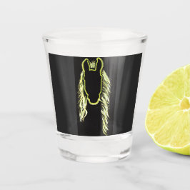 Copo De Shot Reflexões Sunny de um Cavalo