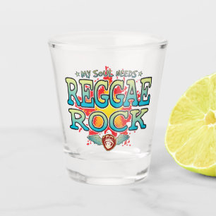 Copo De Shot Reggae Rock Soul Shot Glass