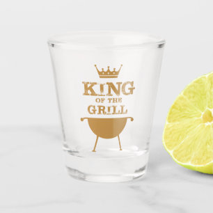 Copo De Shot Rei Da Grelha, Dourado