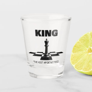 Copo De Shot Rei O Peço Mais Importante
